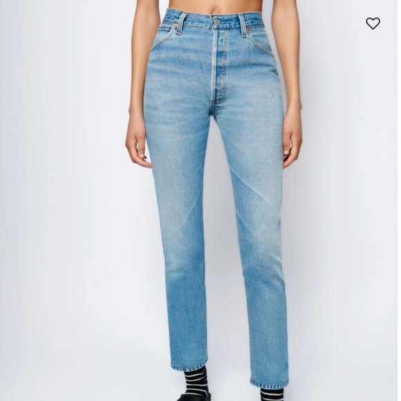 Re/Done Denim - Re/Done Levis High Rise Ankle Crop